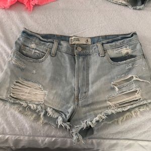 Abercrombie and Fitch high rise short shorts